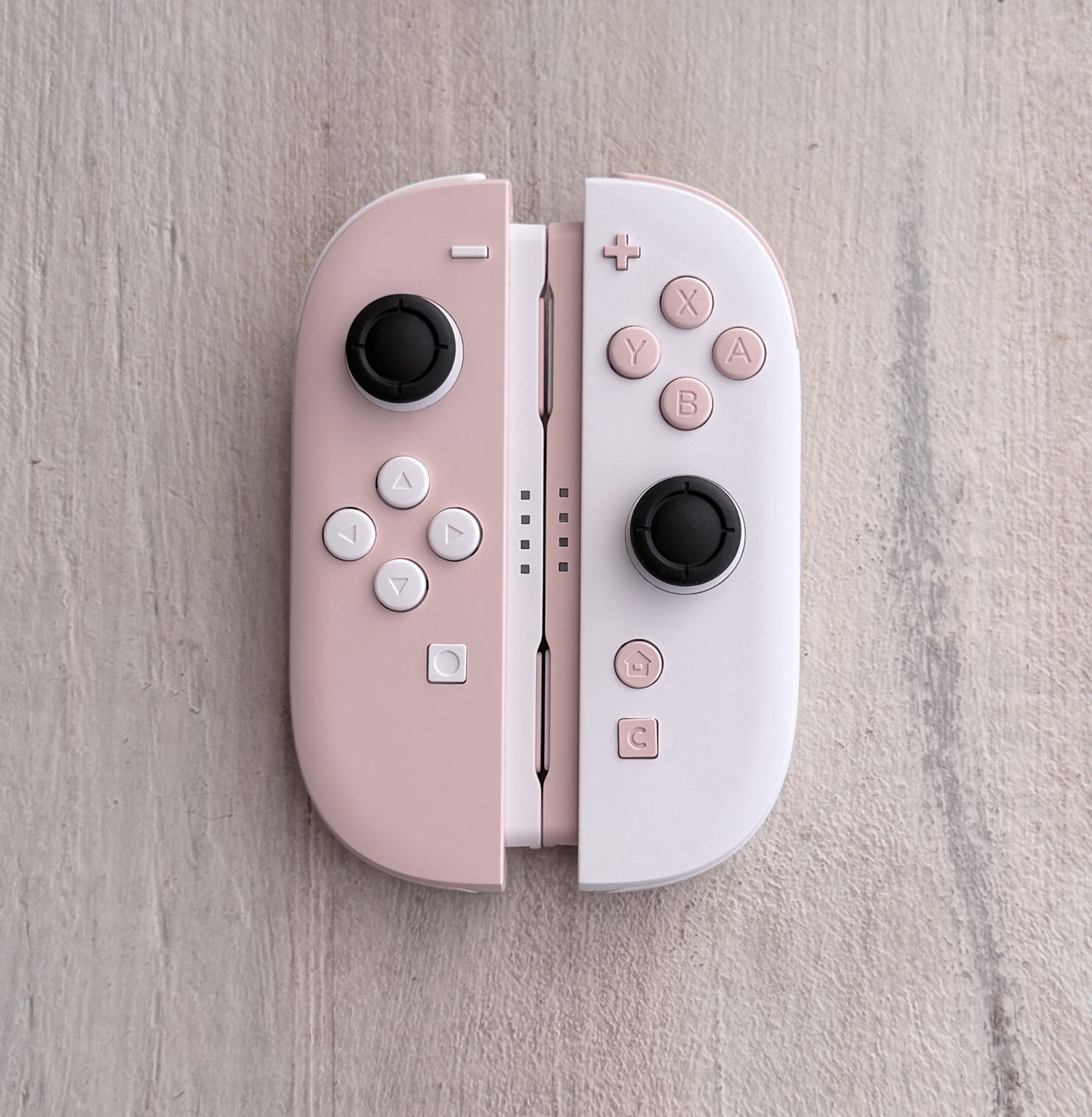 Custom 2-Tone Strawberry Mochi Nintendo Switch Joy-Con Controllers