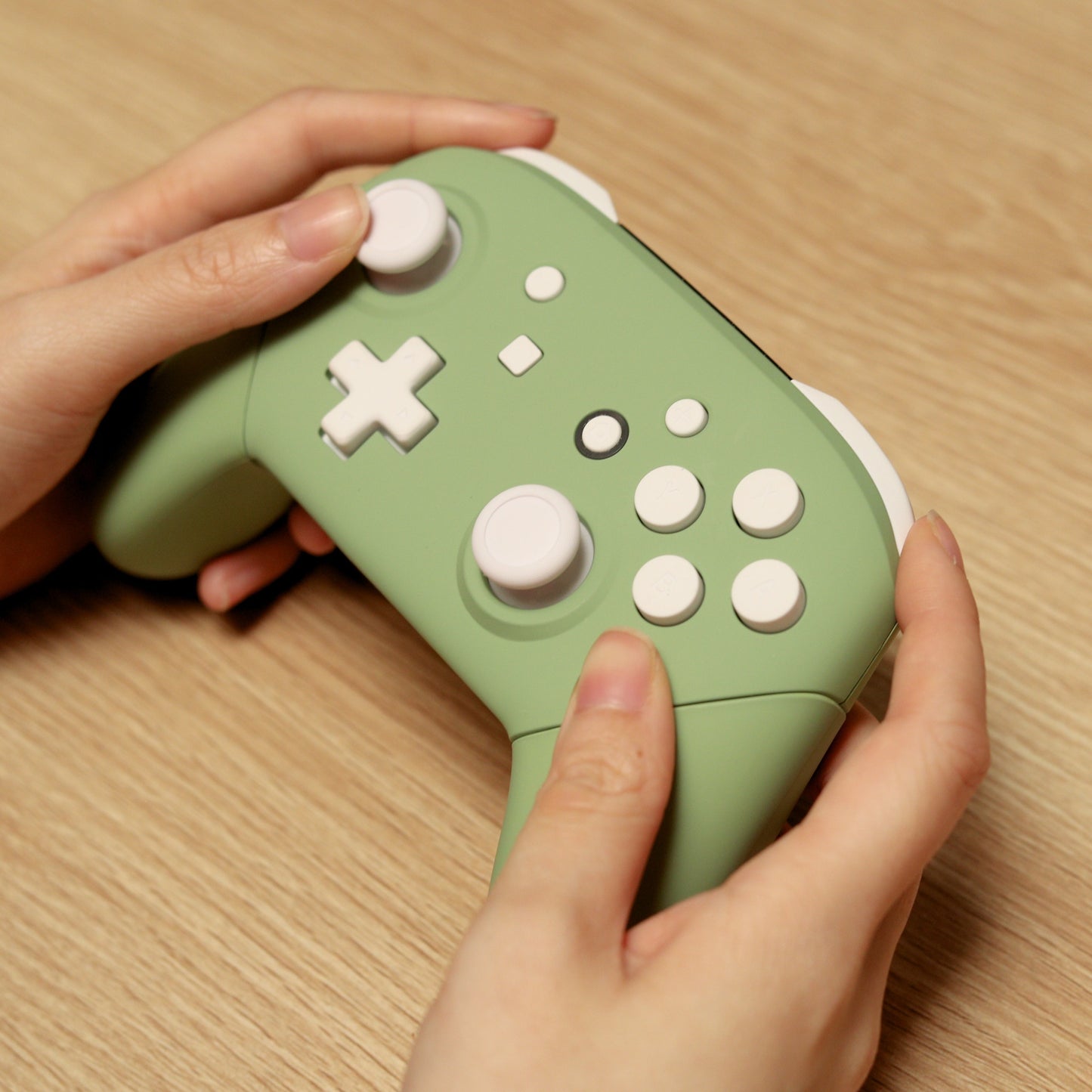 Custom Soft-Touch Matcha Green Tea Themed Nintendo Switch Pro Controller