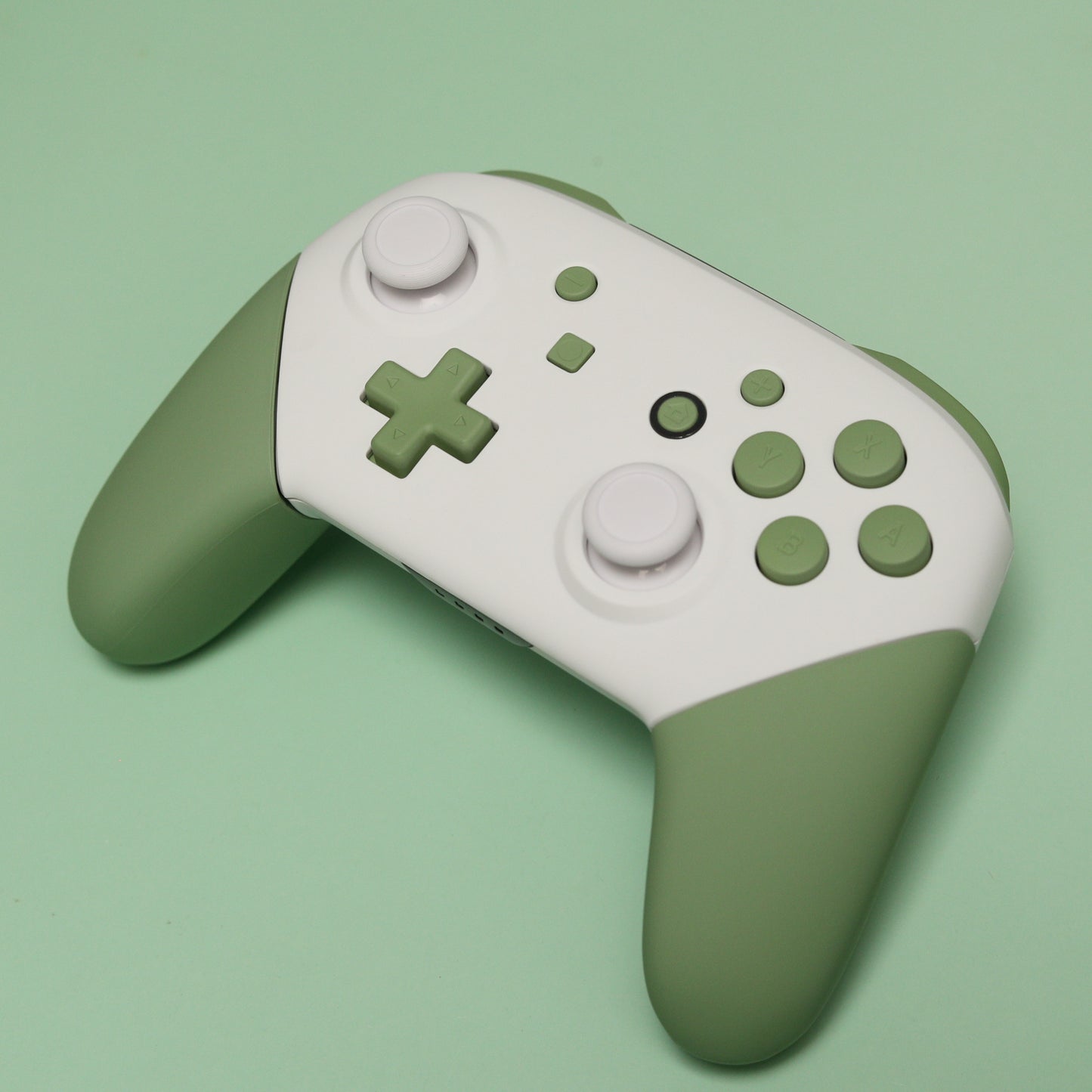 Custom 2-Tone Matcha Green Tea Themed Nintendo Switch Pro Controller
