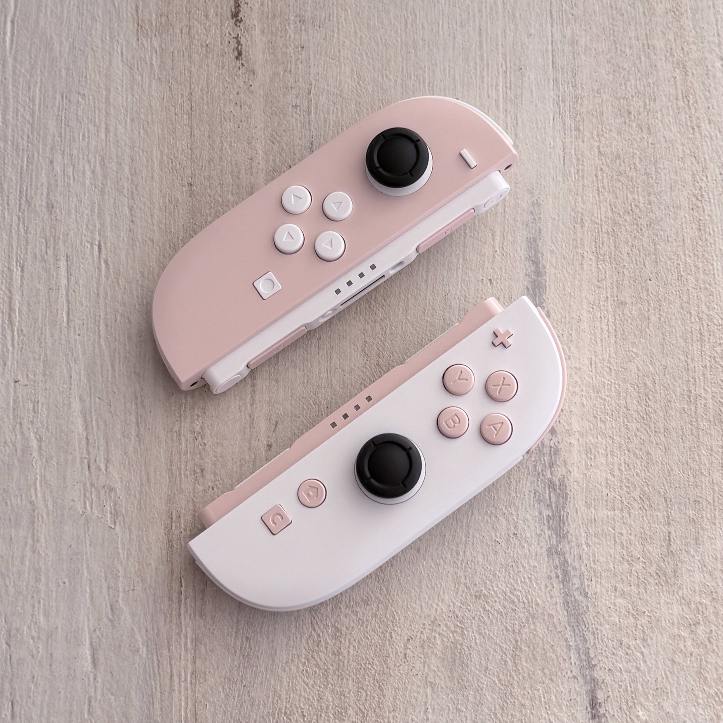 Custom 2-Tone Strawberry Mochi Nintendo Switch Joy-Con Controllers