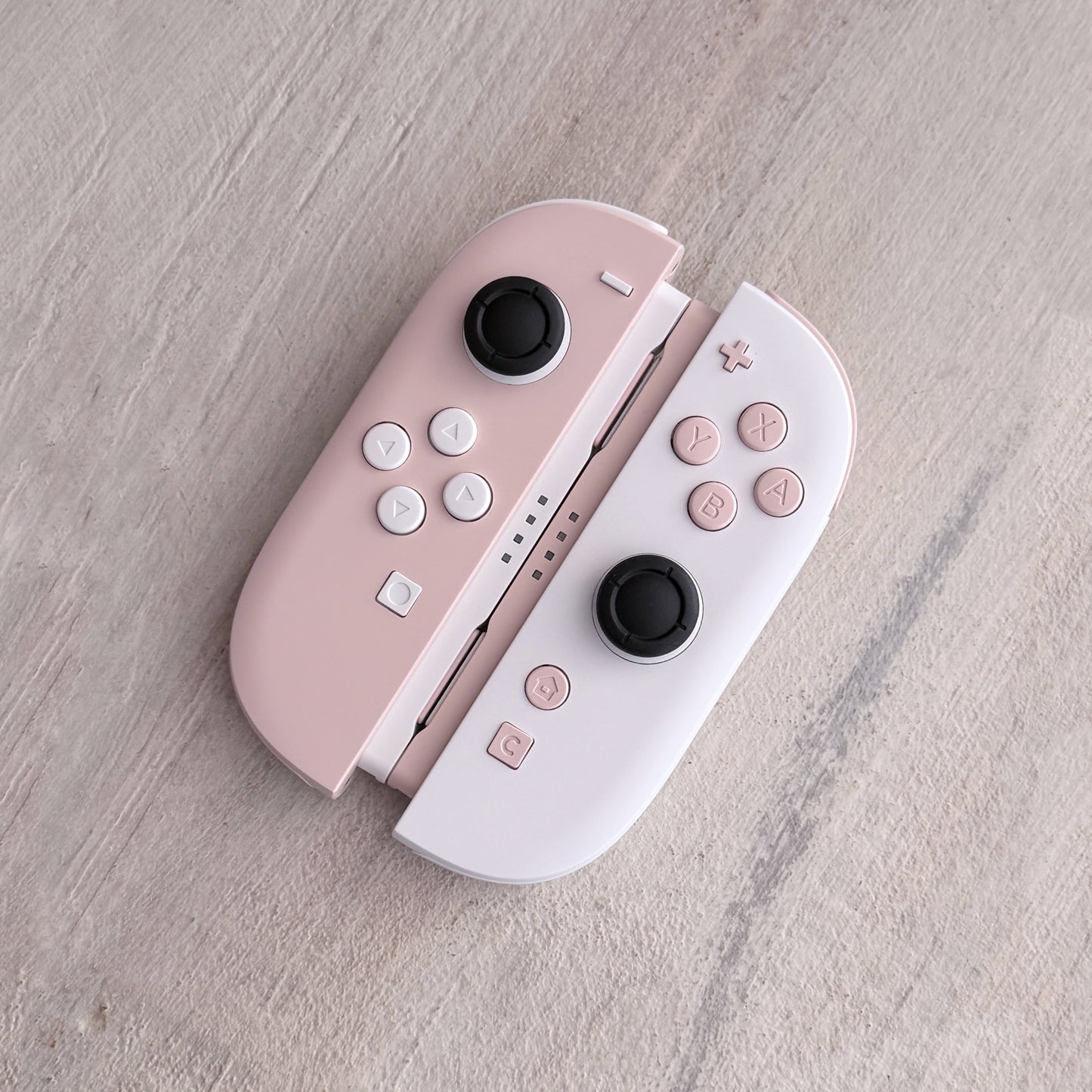 Custom 2-Tone Strawberry Mochi Nintendo Switch Joy-Con Controllers