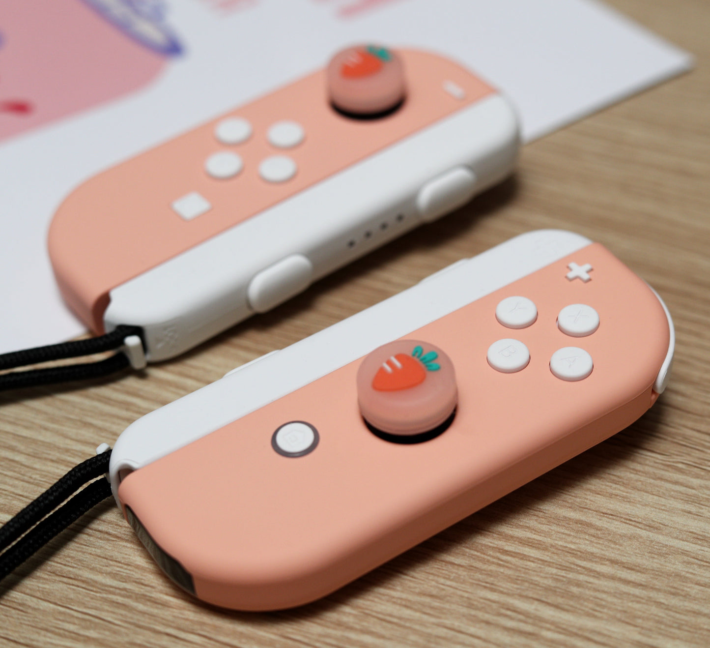 Custom Peach Soda Nintendo Switch Joy-Con Controllers