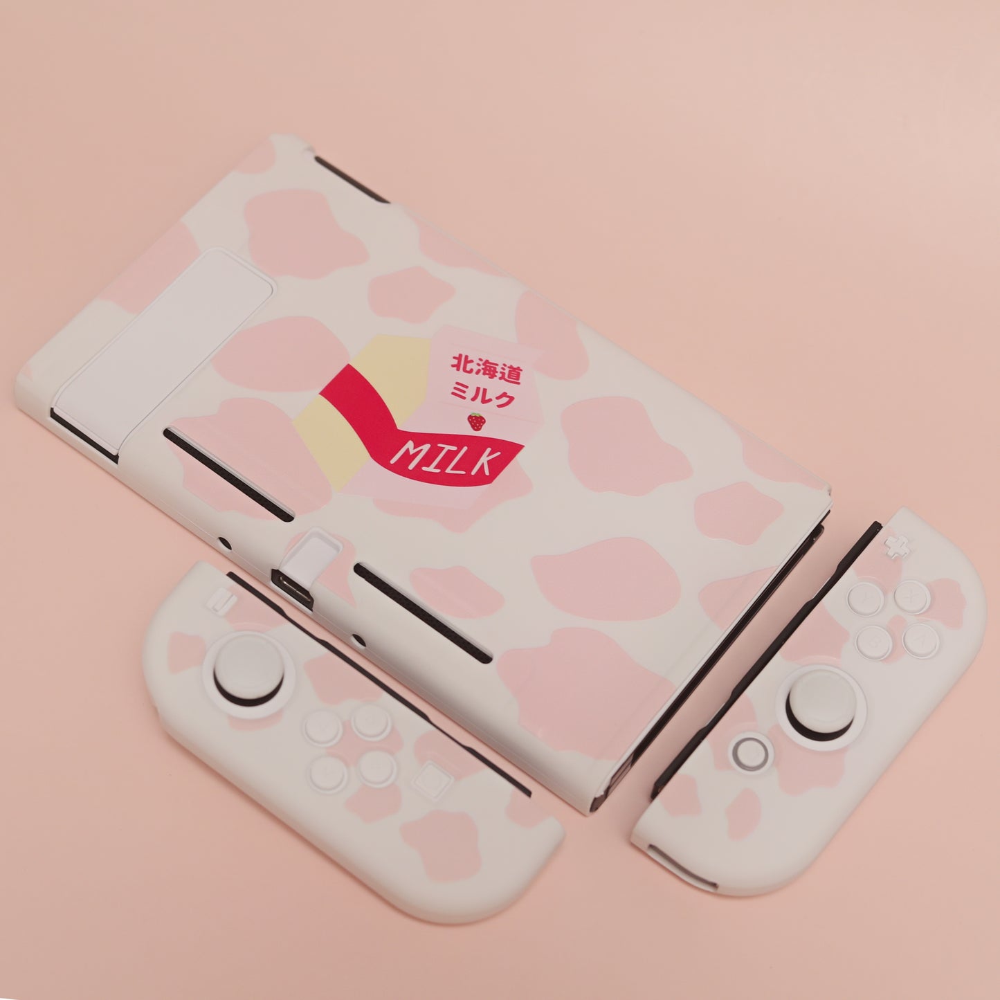 Custom HOKKAIDO MILK - STRAWBERRY Version - Nintendo Switch Case