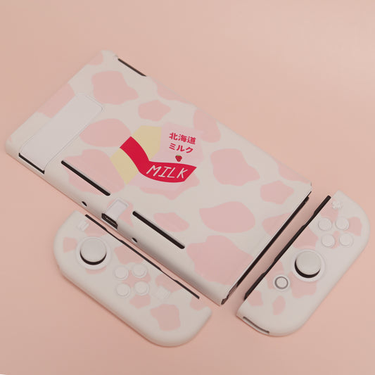 Custom HOKKAIDO MILK - STRAWBERRY Version - Nintendo Switch Case