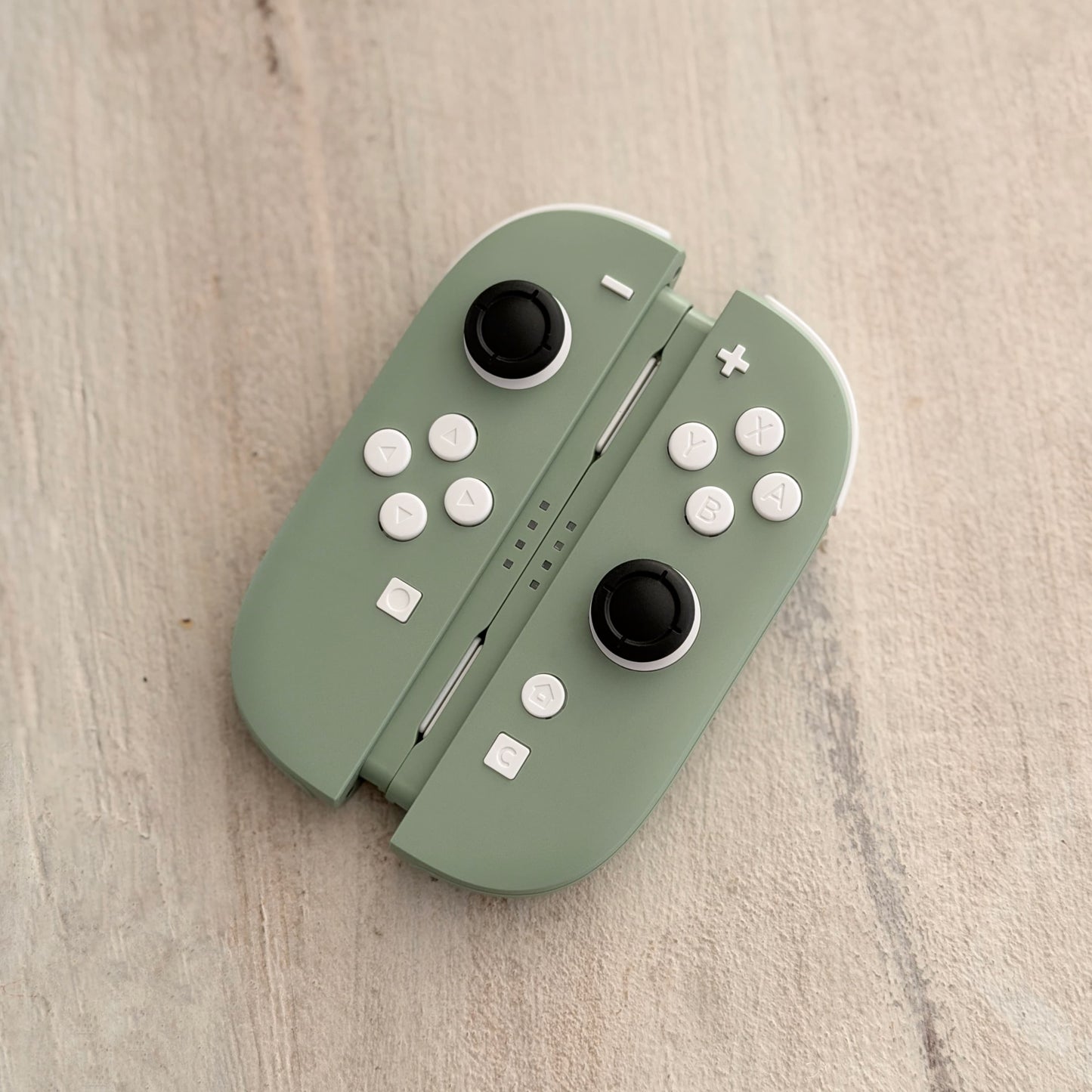 Custom Green Tea Switch 2 Joy-Con Controllers