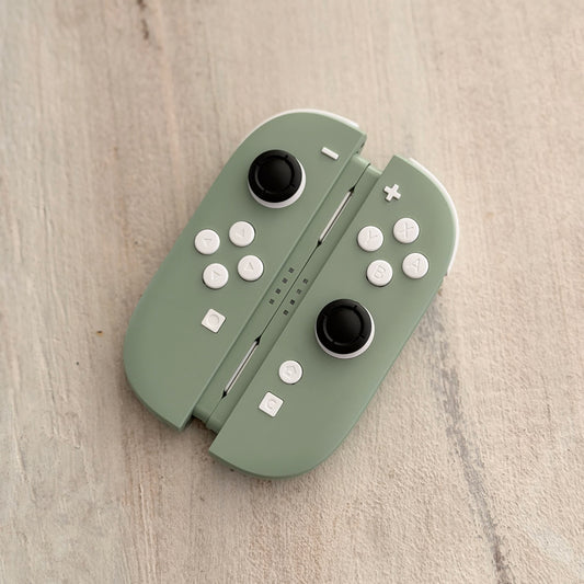 Custom Green Tea Switch 2 Joy-Con Controllers