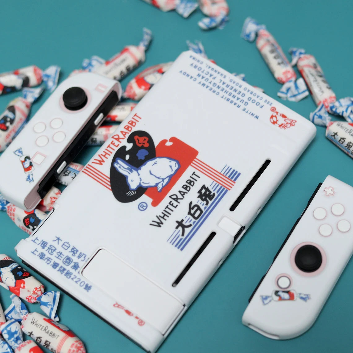 WHITE RABBIT - Nintendo Switch Soft-Shell Case