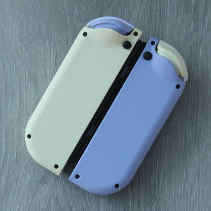 Custom 2-Tone Lavender Cream Nintendo Switch Joy-Con Controllers