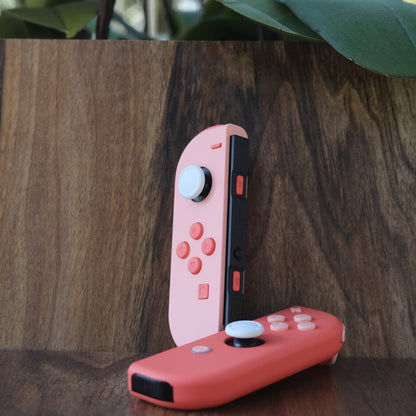 Custom 2-Tone Sunset Peach Nintendo Switch Joy-Con Controllers