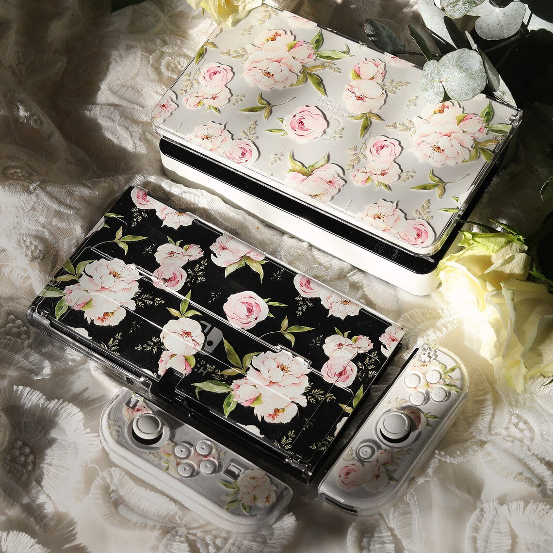 La Vie En Rose - Nintendo Switch OLED Case