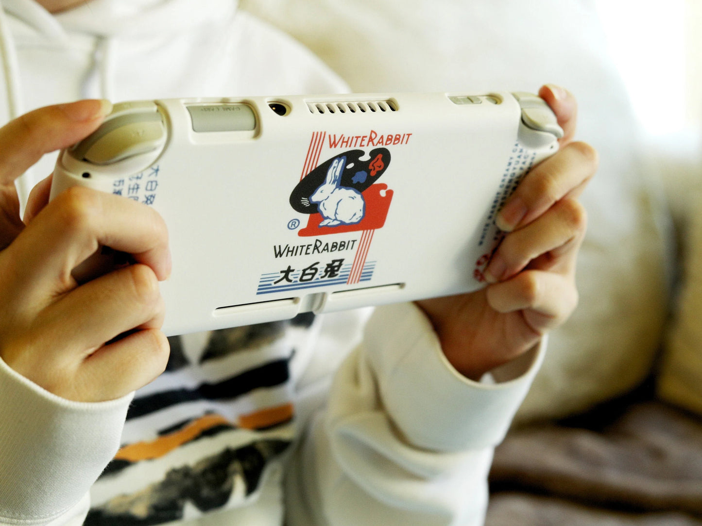 WHITE RABBIT - Nintendo Switch Lite Soft-Shell Case