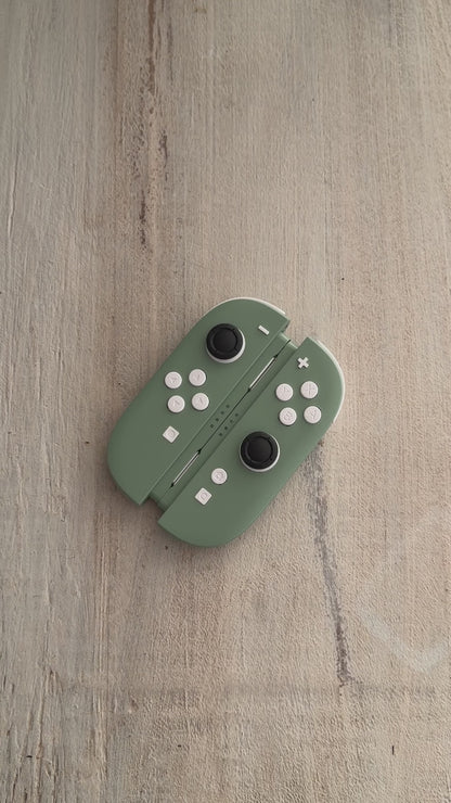 Custom Green Tea Switch 2 Joy-Con Controllers
