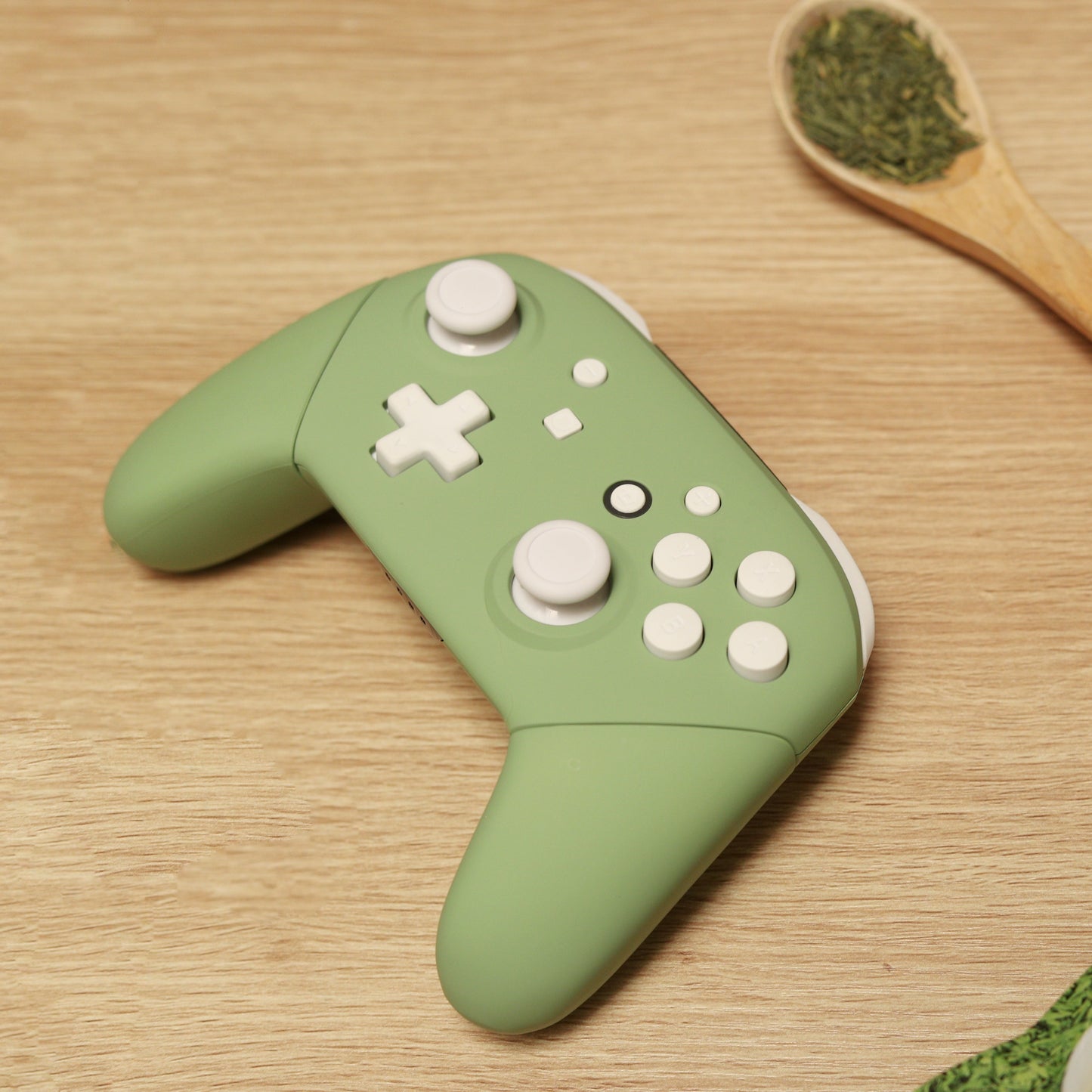 Custom Soft-Touch Matcha Green Tea Themed Nintendo Switch Pro Controller