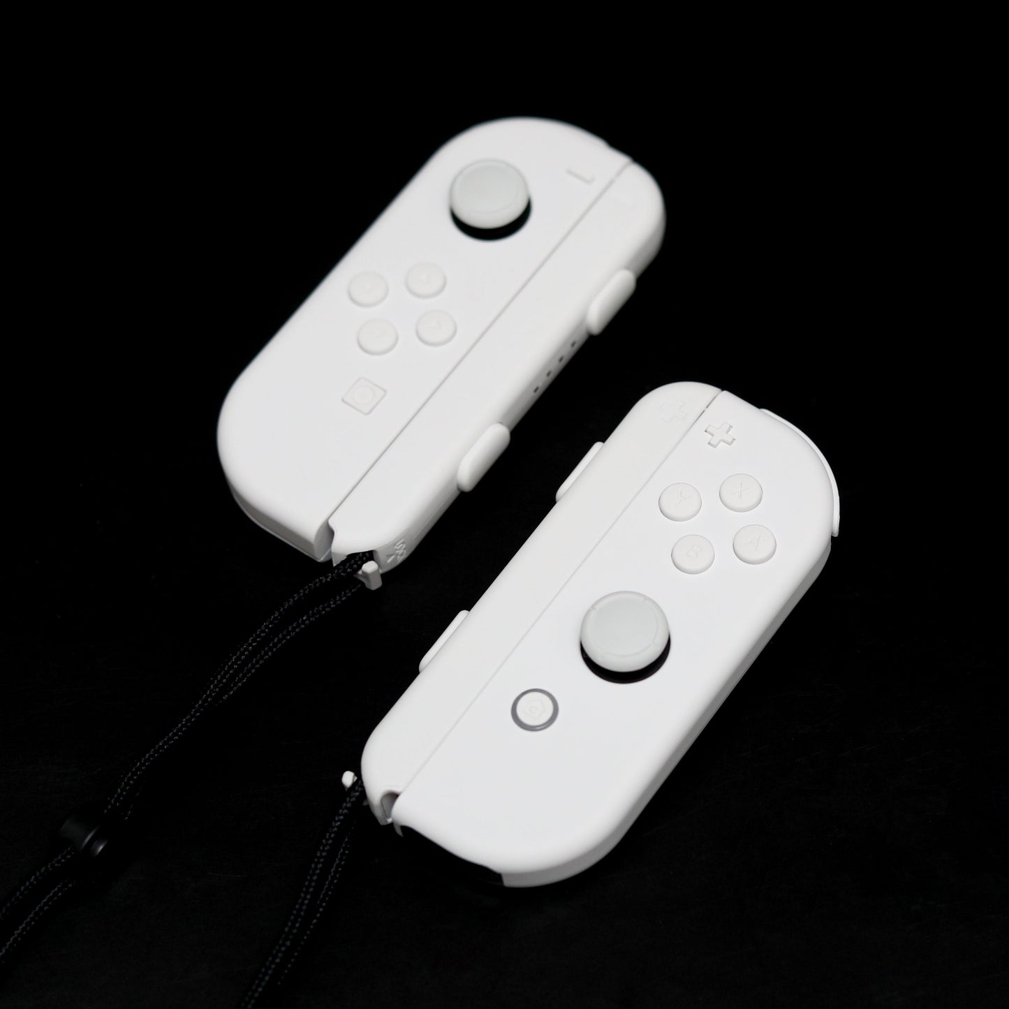 Custom Frost All White Nintendo Switch Joy-Con Controllers
