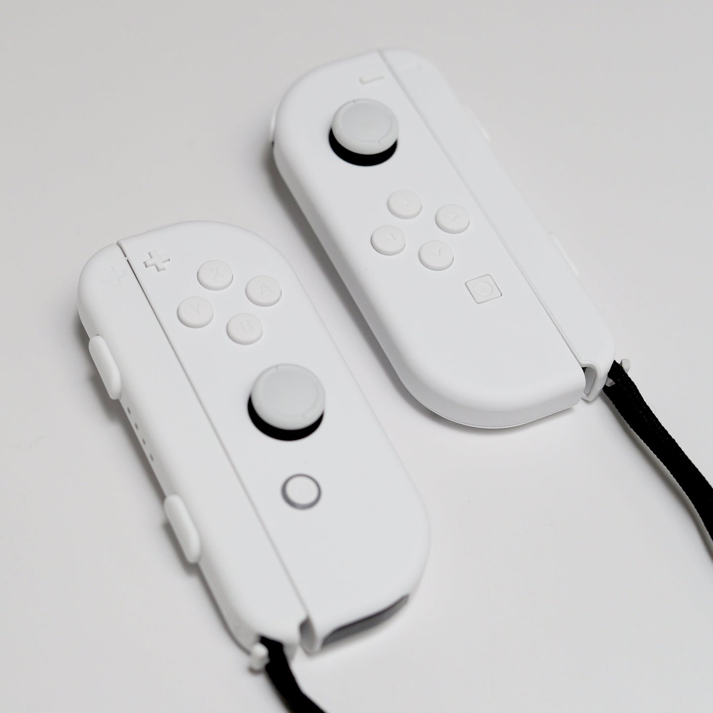 Custom Frost All White Nintendo Switch Joy-Con Controllers