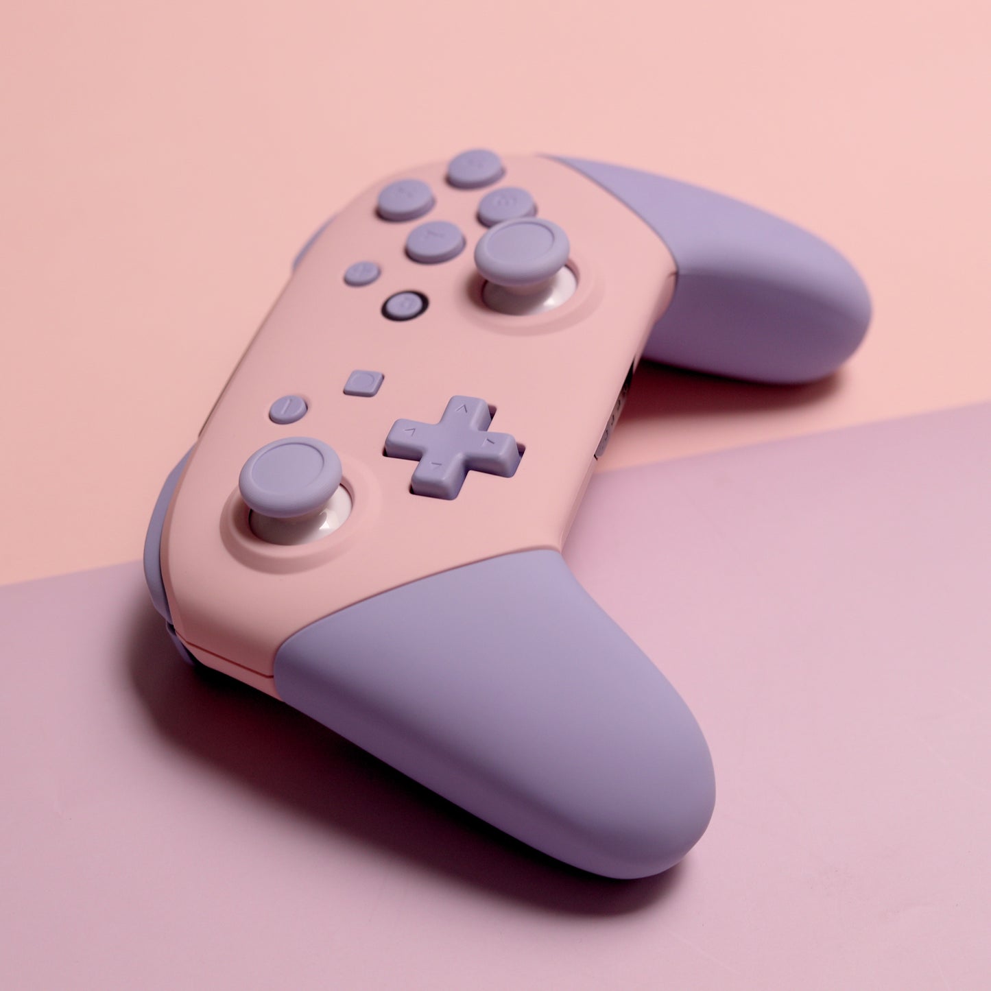 Custom Cotton Candy Pastel Purple and Pink Nintendo Switch Pro Controller