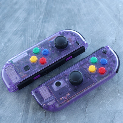 Custom Atomic Purple v2 Nintendo Switch Joy-Con Controllers