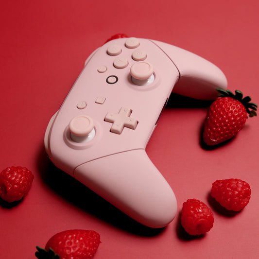 Custom Strawberry Milk All Pink Nintendo Switch Pro Controller