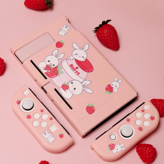 STRAWBERRY MILK BUNNY - Nintendo Switch Case