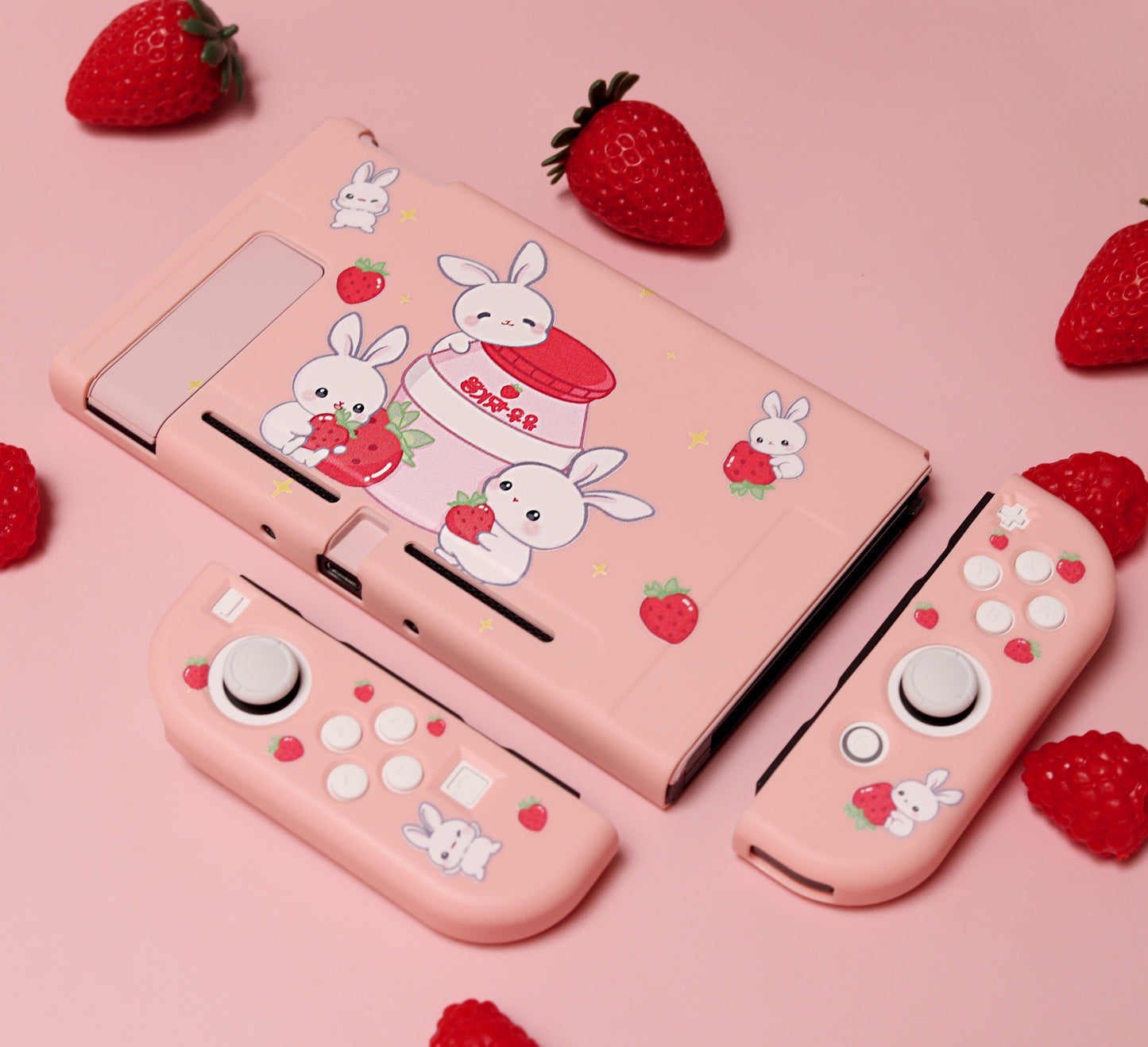 STRAWBERRY MILK BUNNY - Nintendo Switch Case