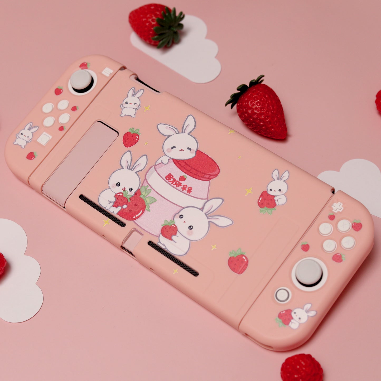 STRAWBERRY MILK BUNNY - Nintendo Switch Case
